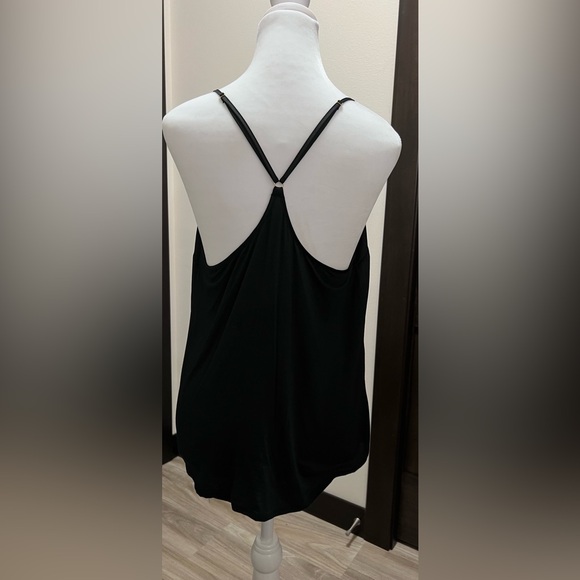 NWT Victoria’s Secret Size L Black Cecile Modal Camisole front silky/back modal - Picture 4 of 13
